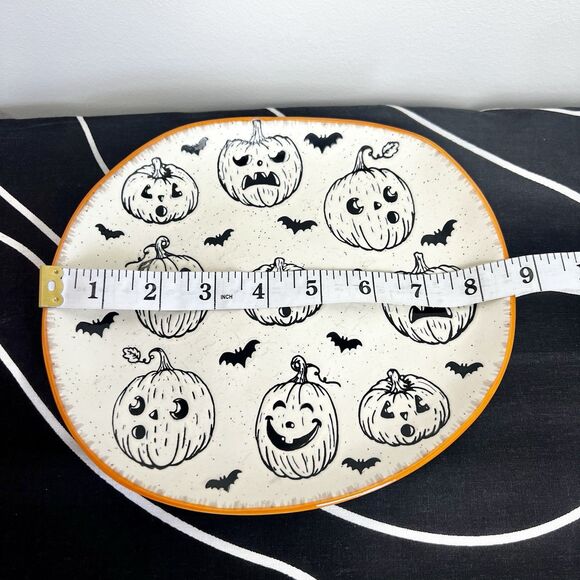 Eli + Ana Handmade Ceramics Halloween Dessert Plate & Coffee Mug Pumpkins - Picture 15 of 15